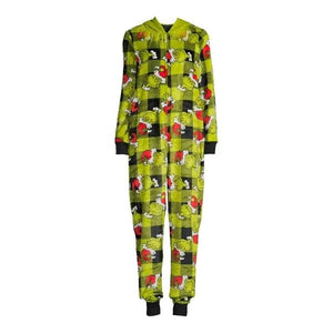 The Grinch Women's Super Minky Union Suit with Pockets, Sizes XS-3X