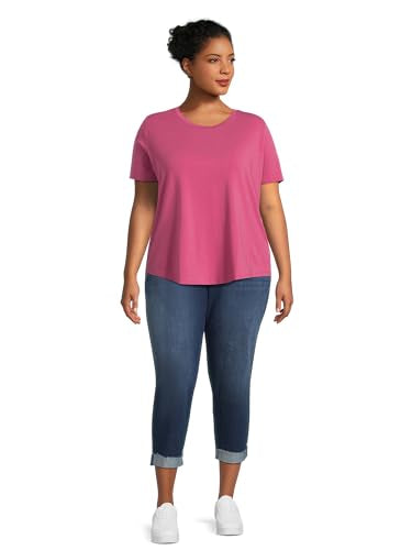 Terra & Sky Women's Plus Rouge Crew Tee