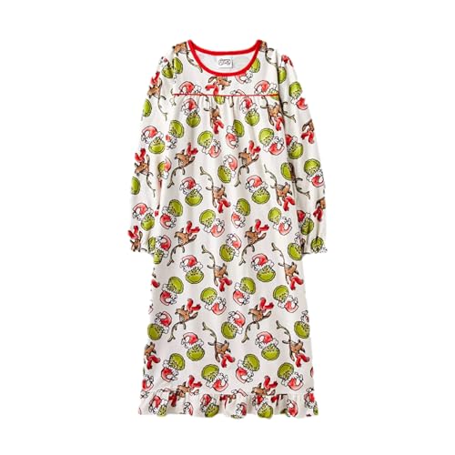 The Grinch who Stole Christmas Granny Nightgown Pajamas - Girls
