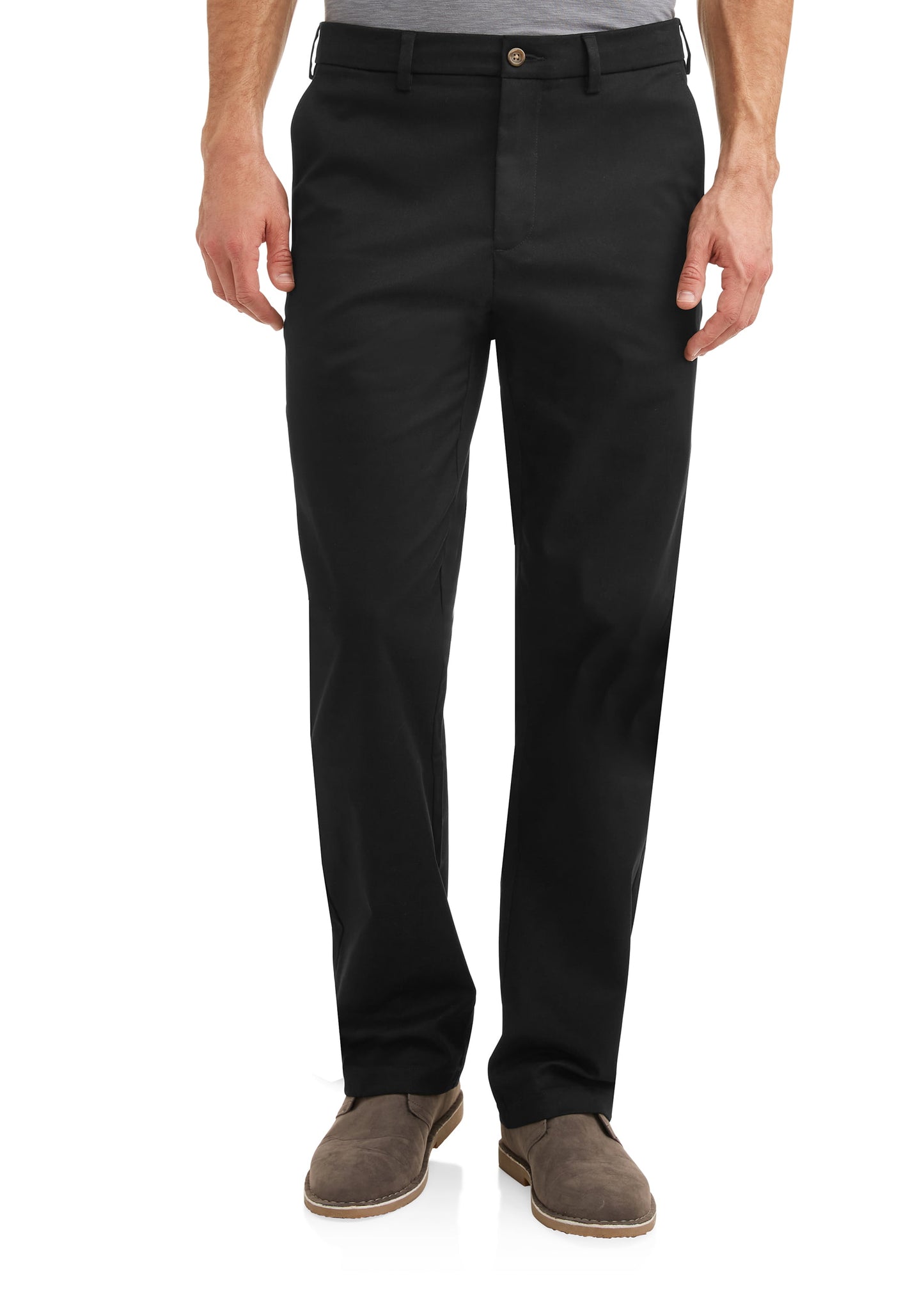 George Men's and Big Men's Premium Regular Fit Khaki Pant
