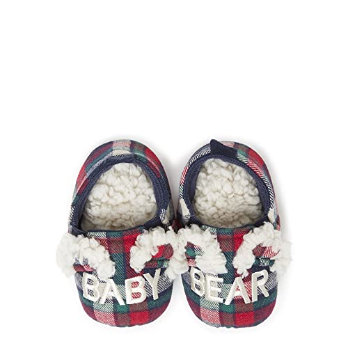 Baby Bear Infant Cozy Comfort Baby Bear Closedback Slippers Size 3-4