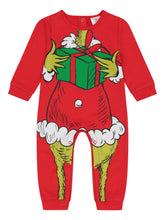 Load image into Gallery viewer, The Grinch Baby Coverall, Red, Sizes 0/3 Months - 24 Months
