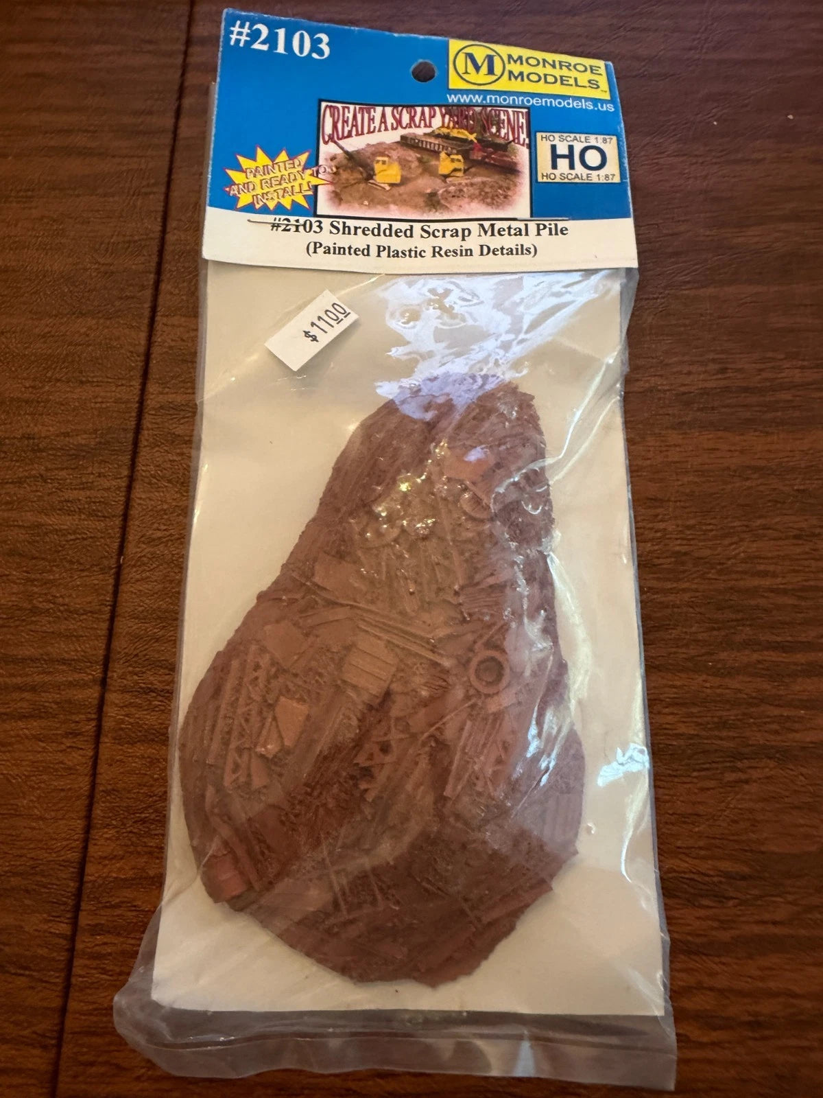 Monroe Models HO ~ Shredded Scrap Metal Pile ~ #2103 BNIB SEALED