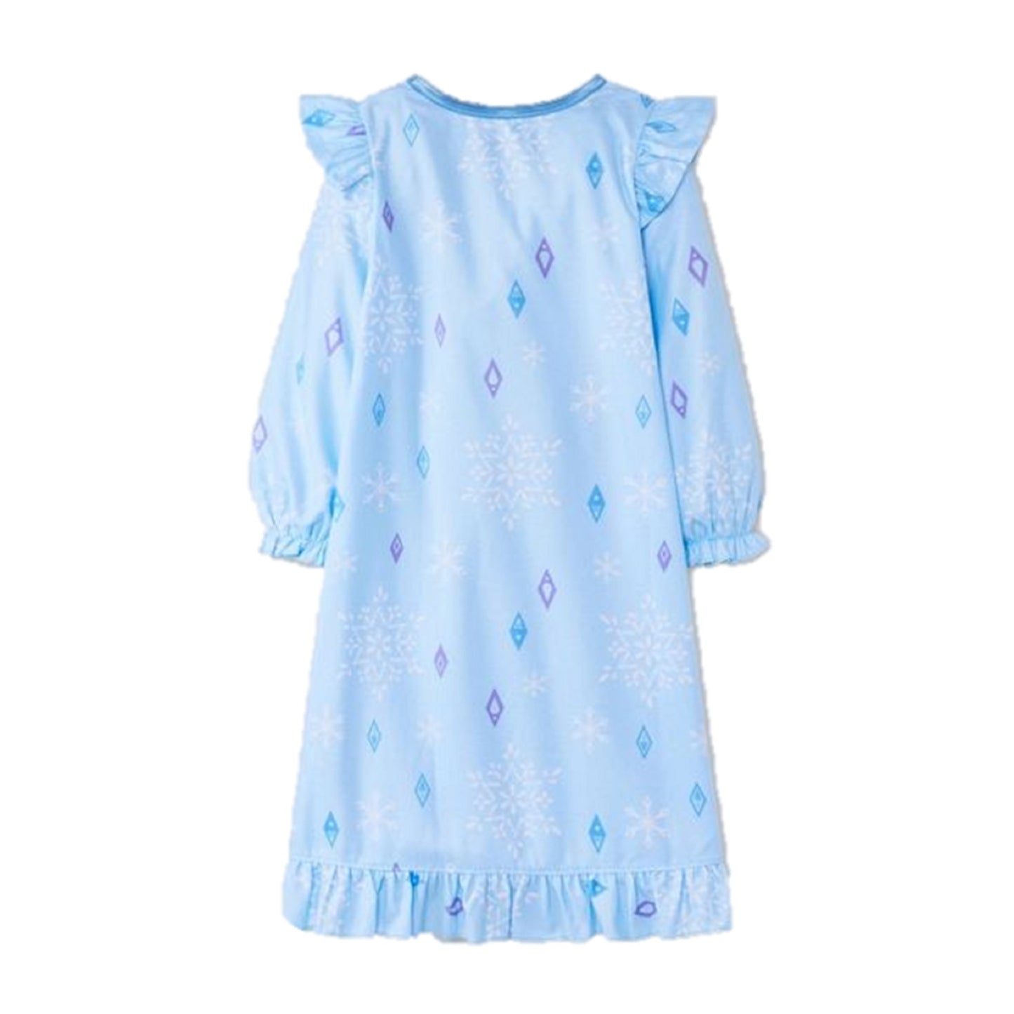 Disney Frozen Toddler Girls' Granny Flannel Night Gown - Elsa & Anna, Sisters, 2T-5T