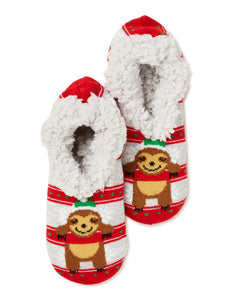 Fuzzy Babba Women's Slipper Socks, 1-Pack, One Size (sloth)