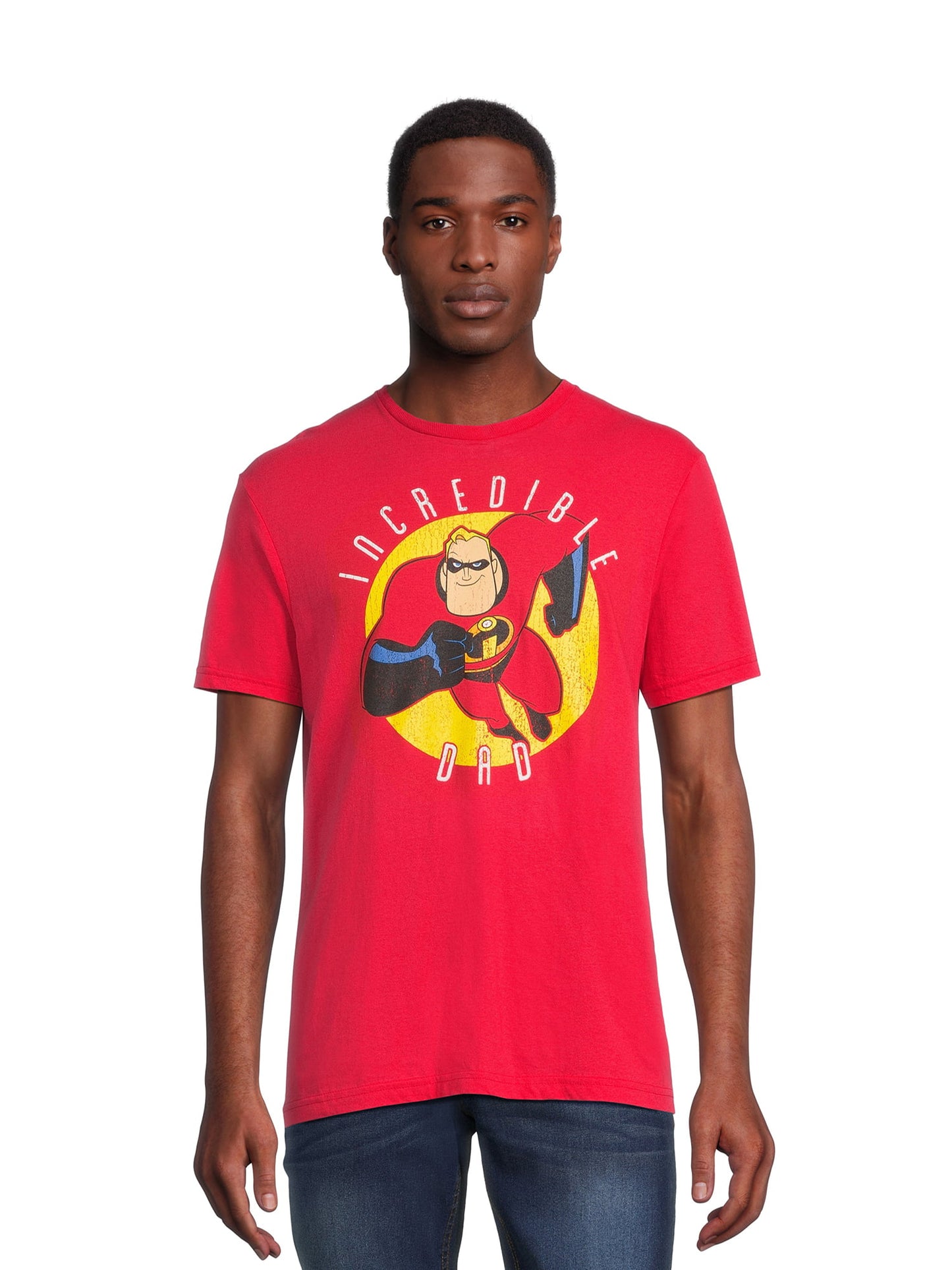 Disney Men's The Incredibles Father's Day Graphic Tee, X-Large