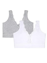 Load image into Gallery viewer, Fruit of the Loom Women&#39;s Full Coverage Wireless Cotton Bralette
