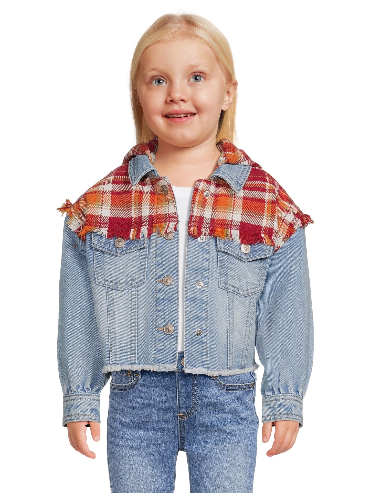 Wonder Nation Unisex Denim Jacket, Black or Jean, Size 12M-5T