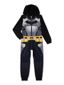 Batman Exclusive Boys Hooded Union Suit Pajama
