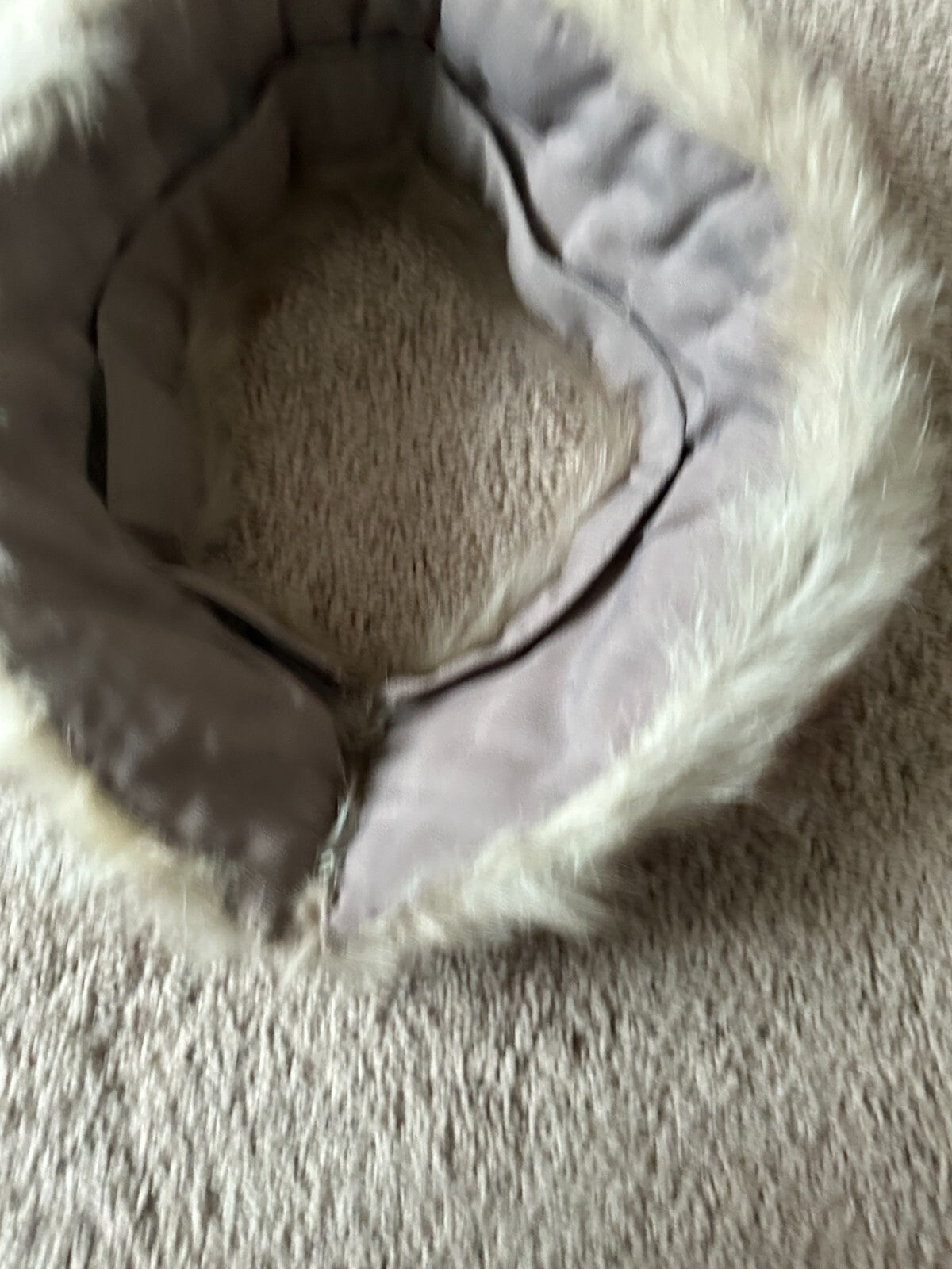 Womens Fox Collar Neck Wrap Shawl Fur - EUC