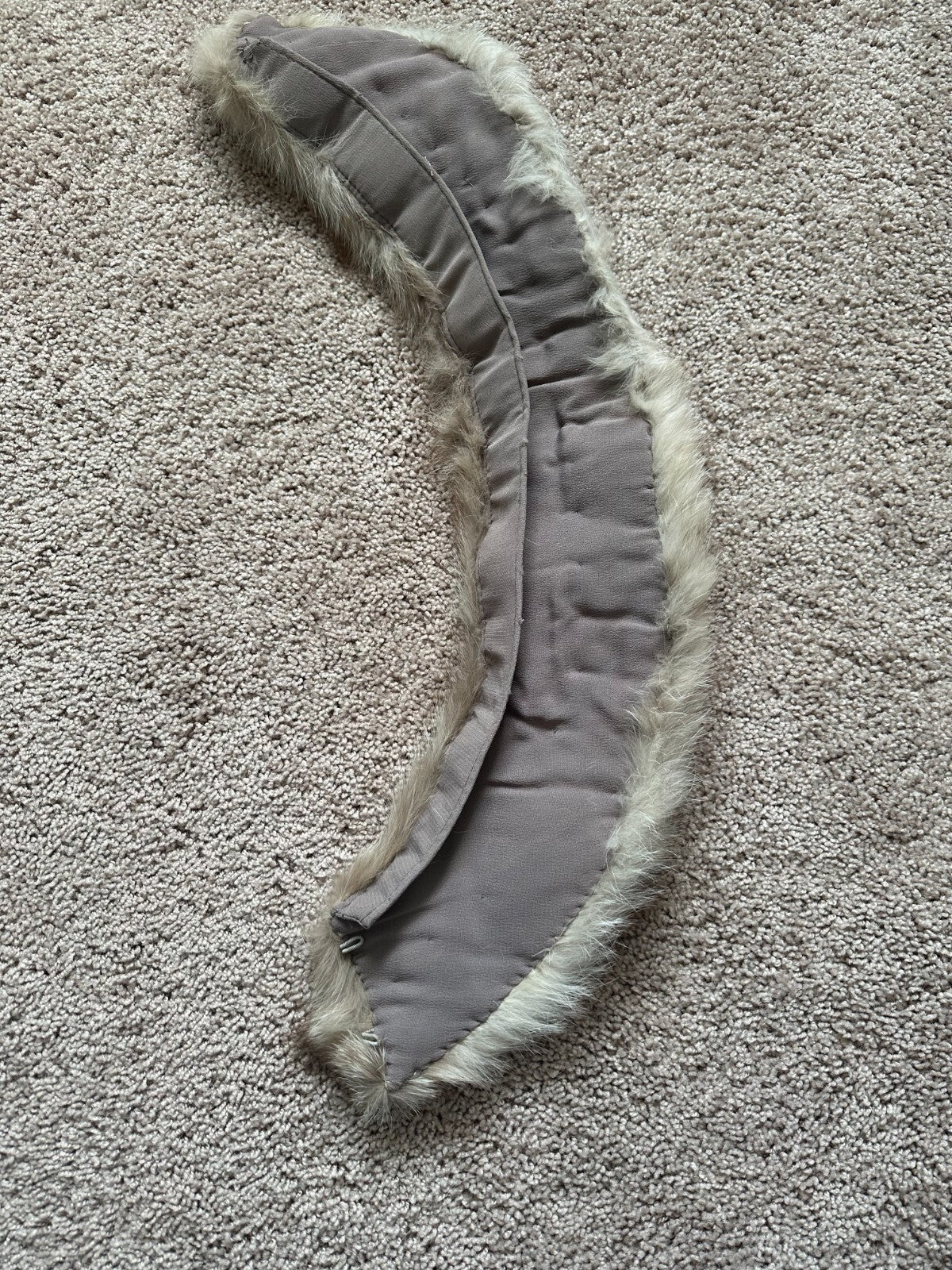 Womens Fox Collar Neck Wrap Shawl Fur - EUC