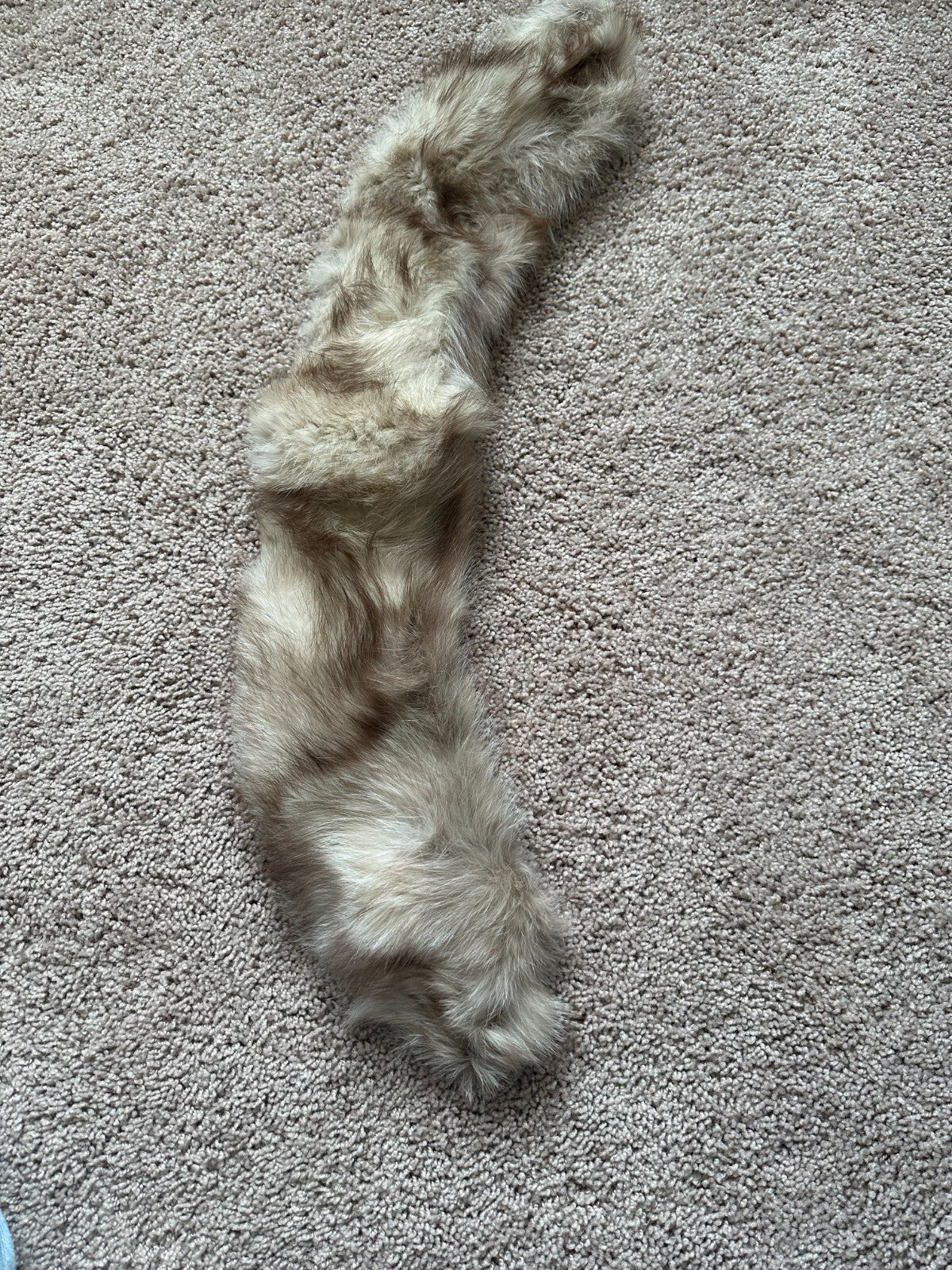 Womens Fox Collar Neck Wrap Shawl Fur - EUC