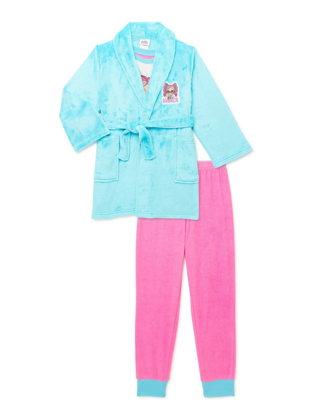 L.O.L. Surprise! Girls' Pajama and Robe Set, 3-Piece, Size 6