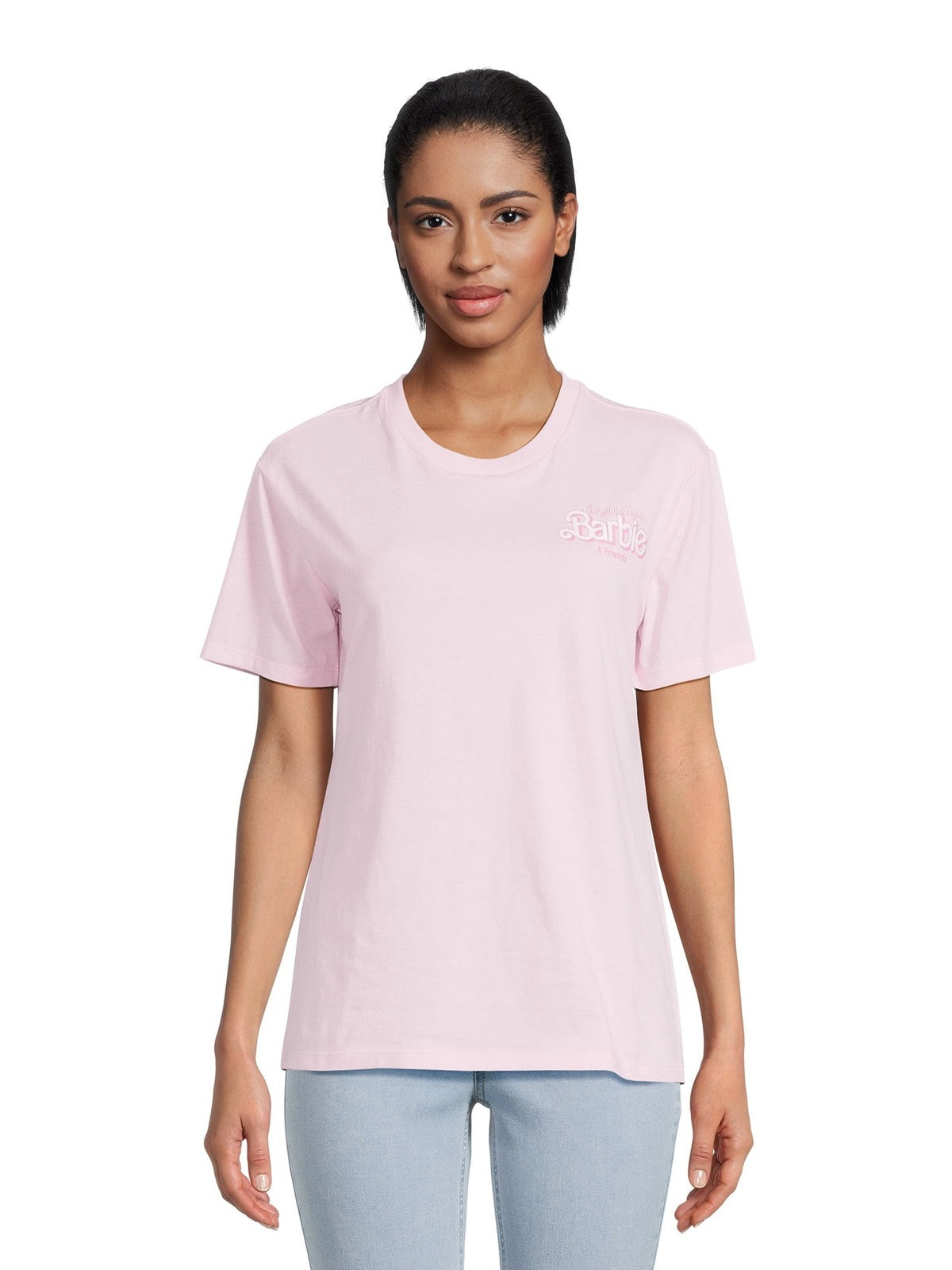 Barbie Juniors California Dream Tee with Short Sleeves - Large