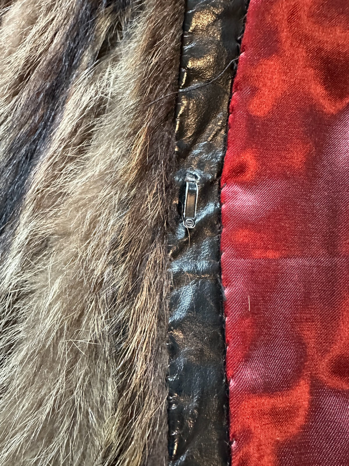 Women's Luxurious Raccoon 3/4 Fur Coat
