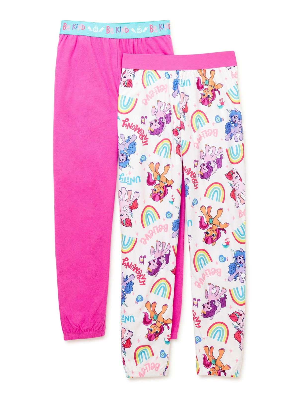 My Little Pony Girls Exclusive 2-Pack Pajama Pants, Large