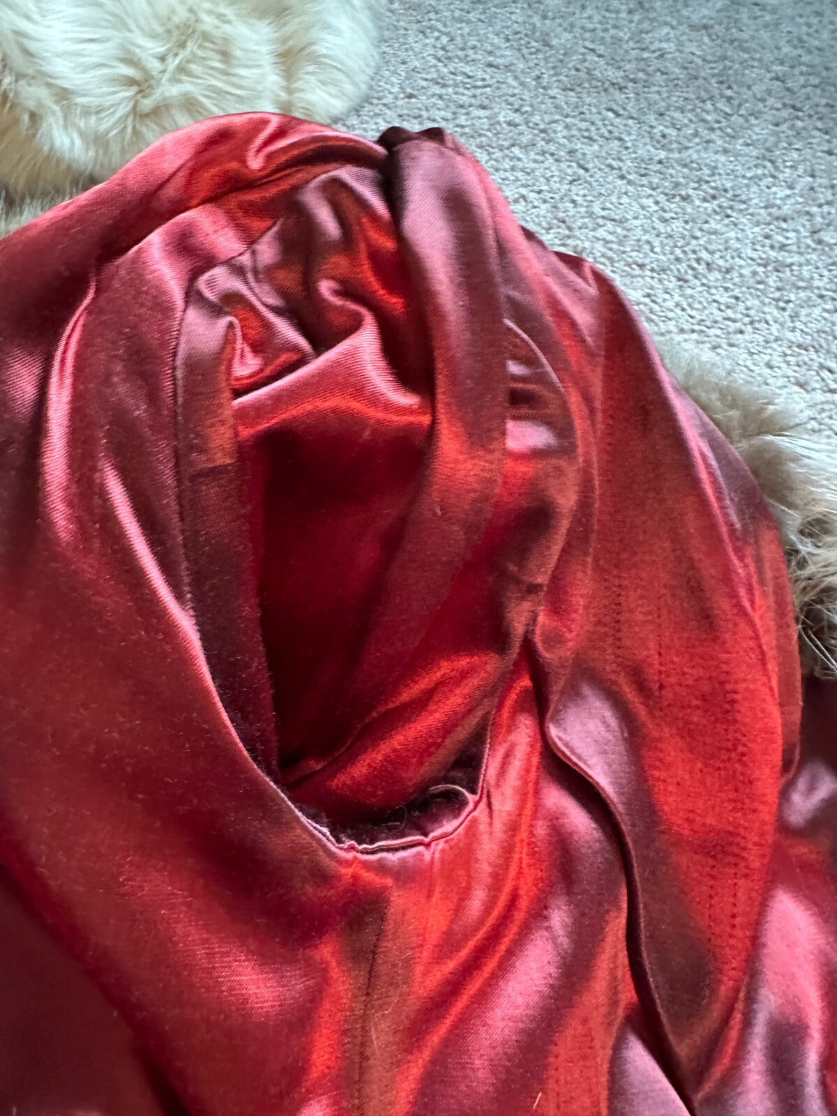 Women's Luxurious Raccoon 3/4 Fur Coat