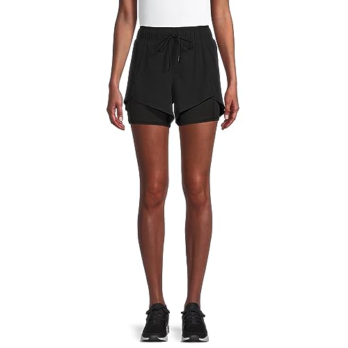 Avia Women's Running Short Fashion Style, Black Size XXL