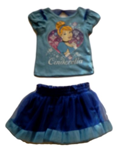 Disney Infant's Cinderella Ruffled Top & Tutu Skirt Set, 24M