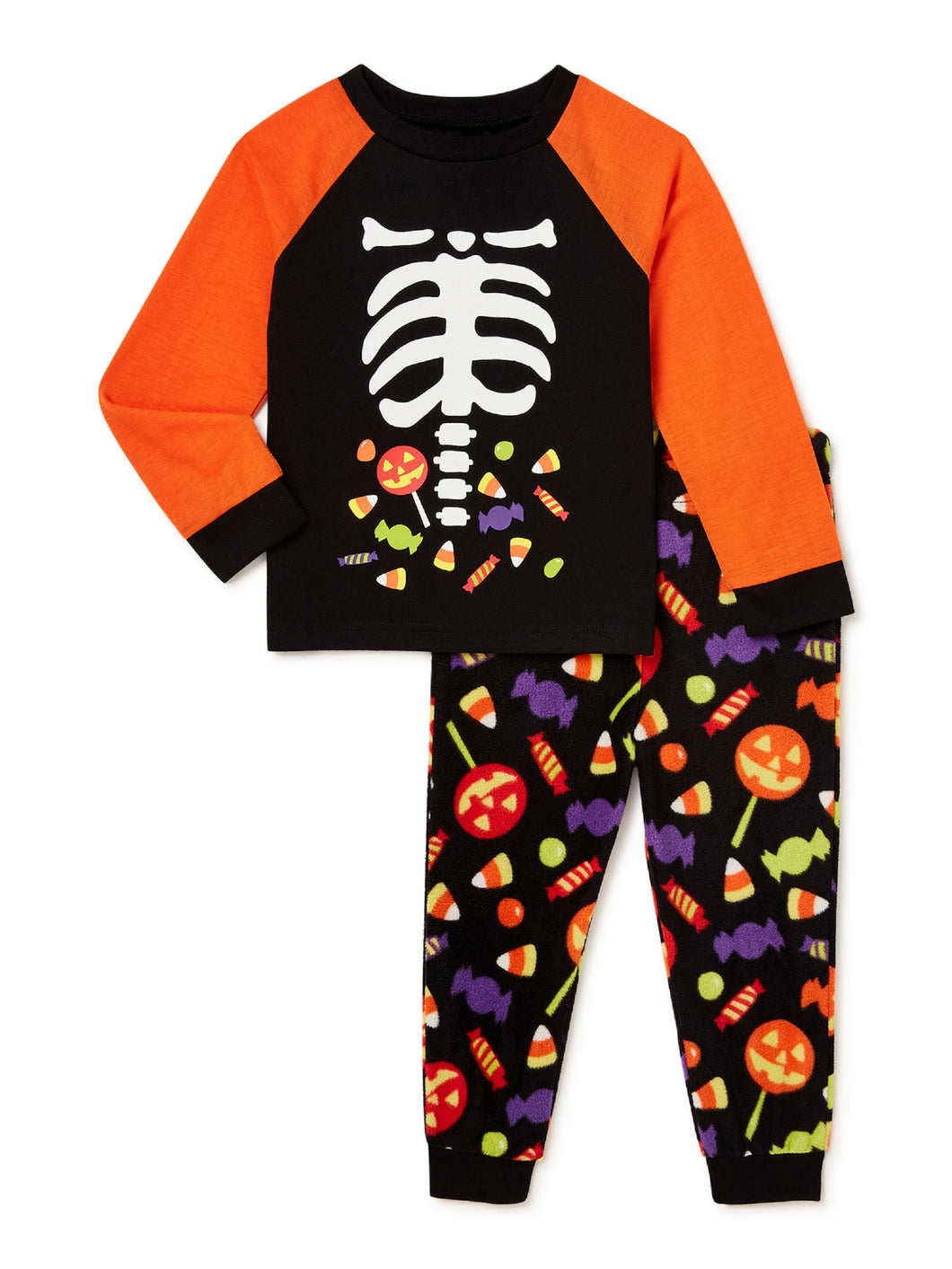 Way To Celebrate Matching Family Holiday Halloween Pajamas 2-Piece Set