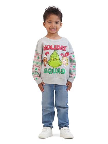 The Grinch Dr. Seuss Toddler Long Sleeve Sweatshirt, Sizes 12M-5T