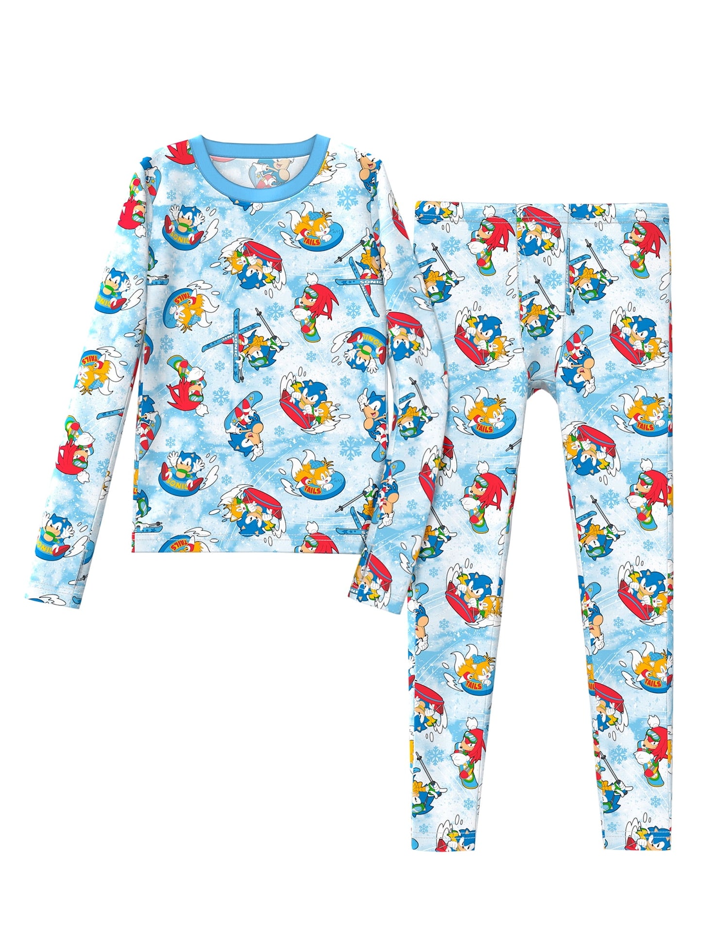 Climateright By Cuddl Duds Sonic Boys Thermal Set, Large