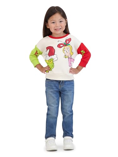 The Grinch Dr. Seuss Toddler Long Sleeve Sweatshirt, Sizes 12M-5T