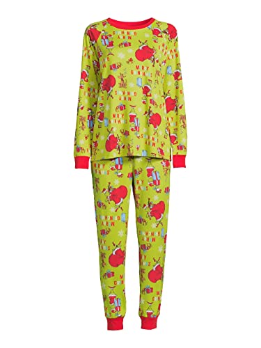 The Grinch who Stole Christmas Matching Family Pajamas (Women, 2X)