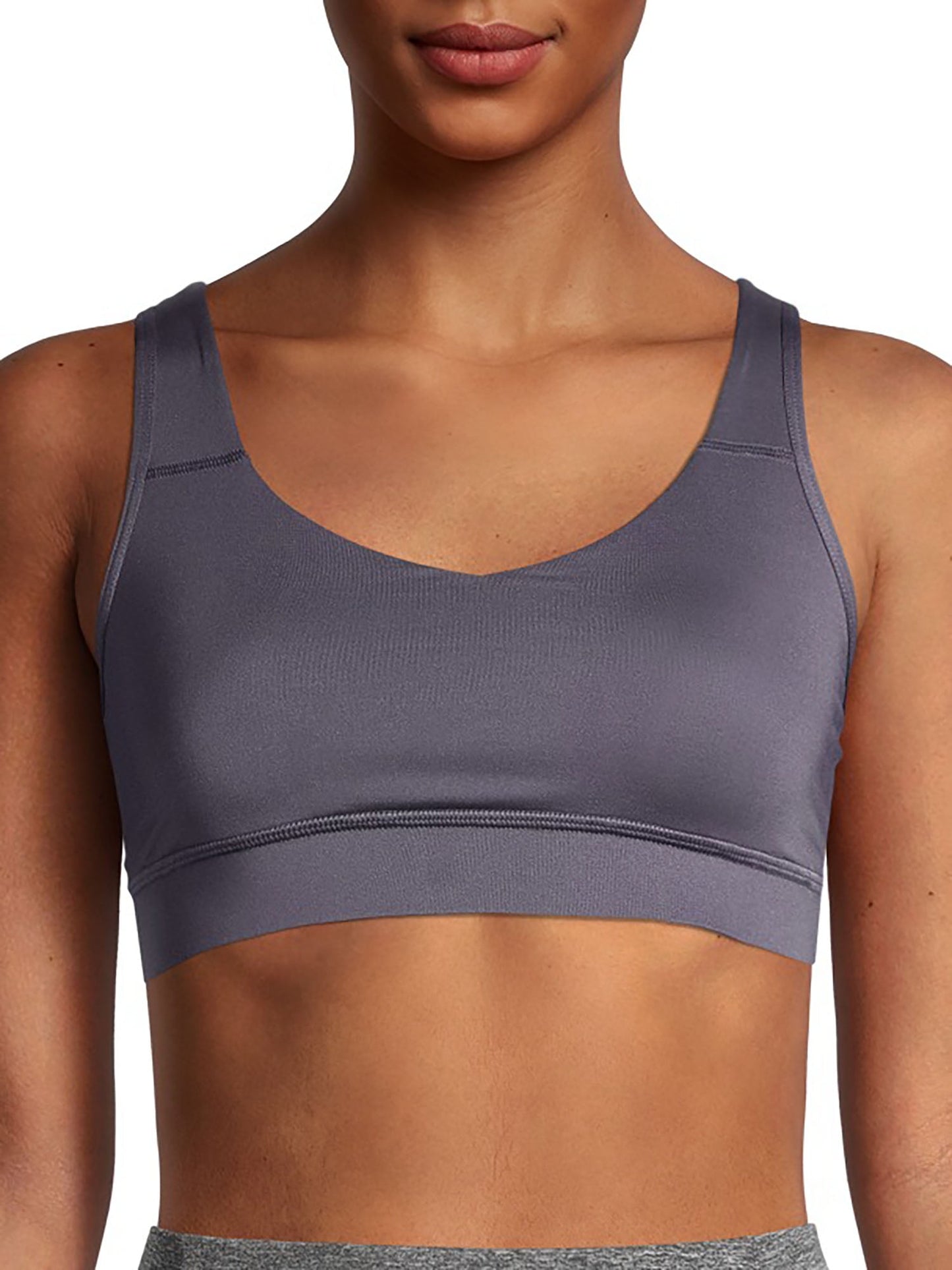 Avia Activewear Women's Medium Impact Strappy Moisture Wicking Sports Bra