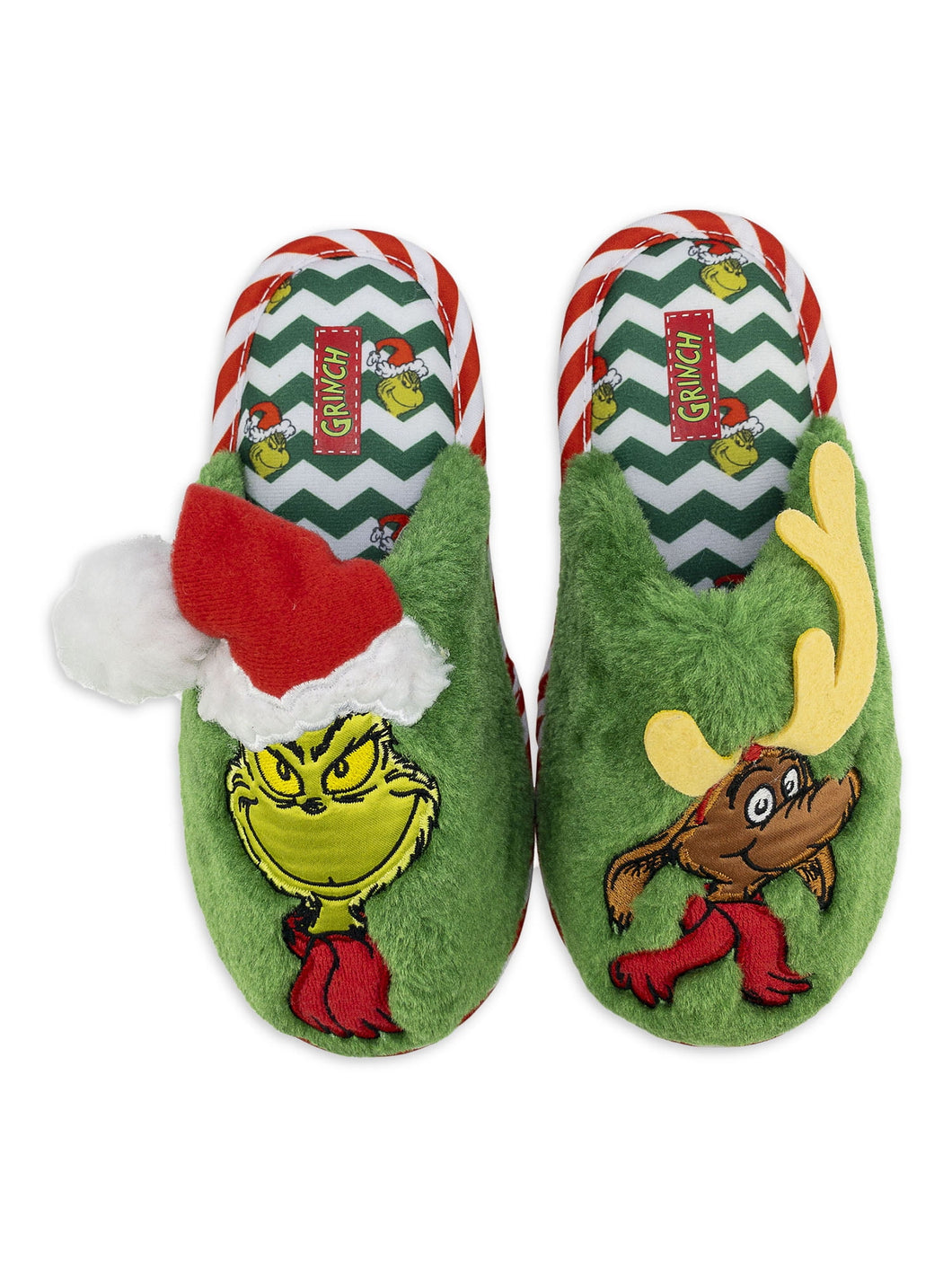Dr. Seuss Family Boy's Grinch Slippers