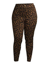 Load image into Gallery viewer, Terra &amp; Sky Women&#39;s Plus Size Skinny Leopard Jeggings New
