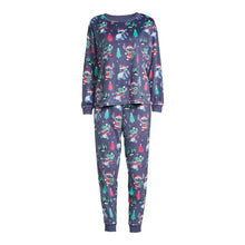 Load image into Gallery viewer, Stitch &amp; Lilo Women&#39;s Christmas Top and Pants Pajama Set, 2-Piece, Sizes S-3X
