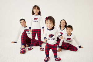 Dearfoams Toddler Boys and Girls Unisex Matching Family Pajama Set, 2-Piece
