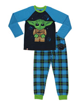 Load image into Gallery viewer, Star Wars Boys Long Sleeve Yoda Pajamas Set, Sizes 4-12
