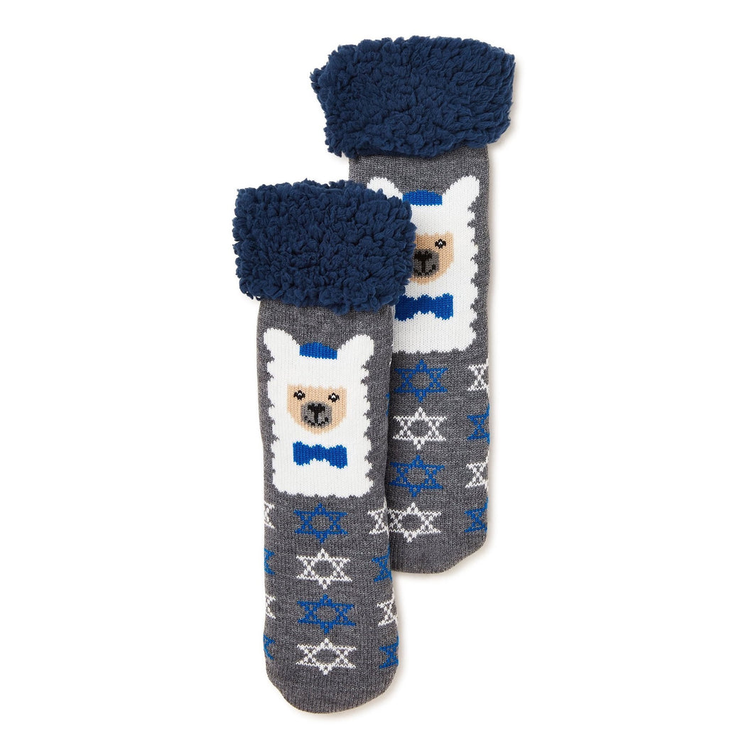 Fuzzy Babba Women's Slipper Socks, 1-Pack, One Size (llama)