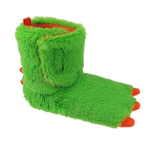 Dino Claw Foot Green Slippers - 7/8