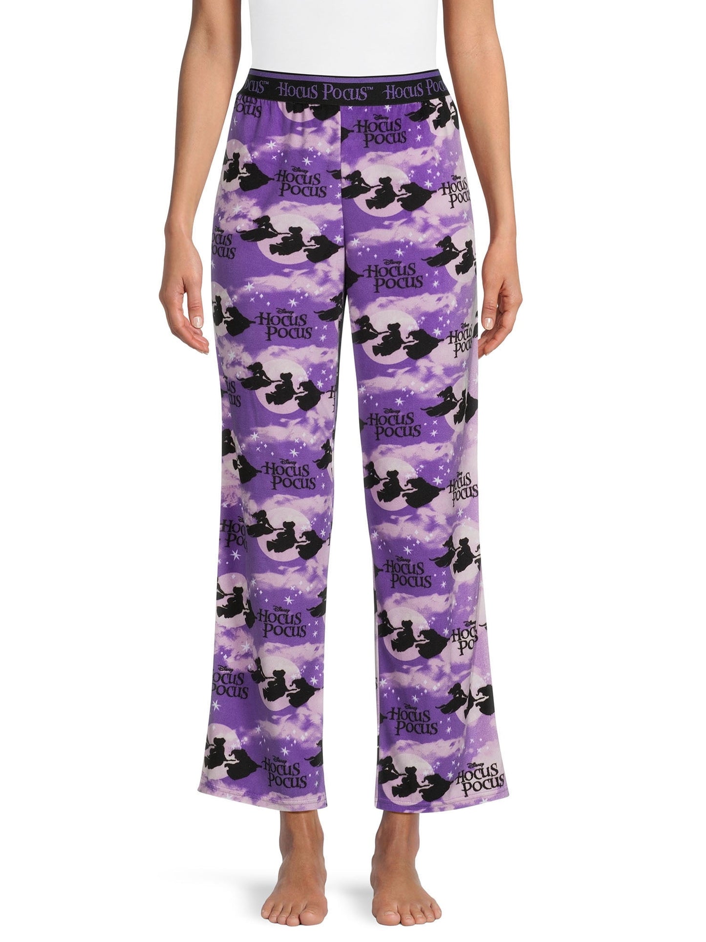 Disney Women's Hocus Pocus Plush Sleep Pants, Small