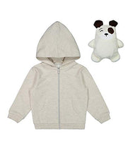 Load image into Gallery viewer, WNaton Packable Plush Critter Zip Up Hoodie
