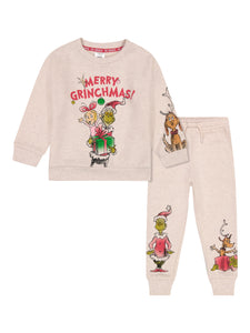 The Grinch Toddler Fleece Printed 2 Piece Set, Sizes 2T - 5T