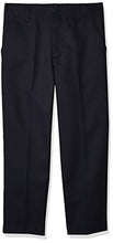 Load image into Gallery viewer, Boys Flat Front Pants - Black or Blue

