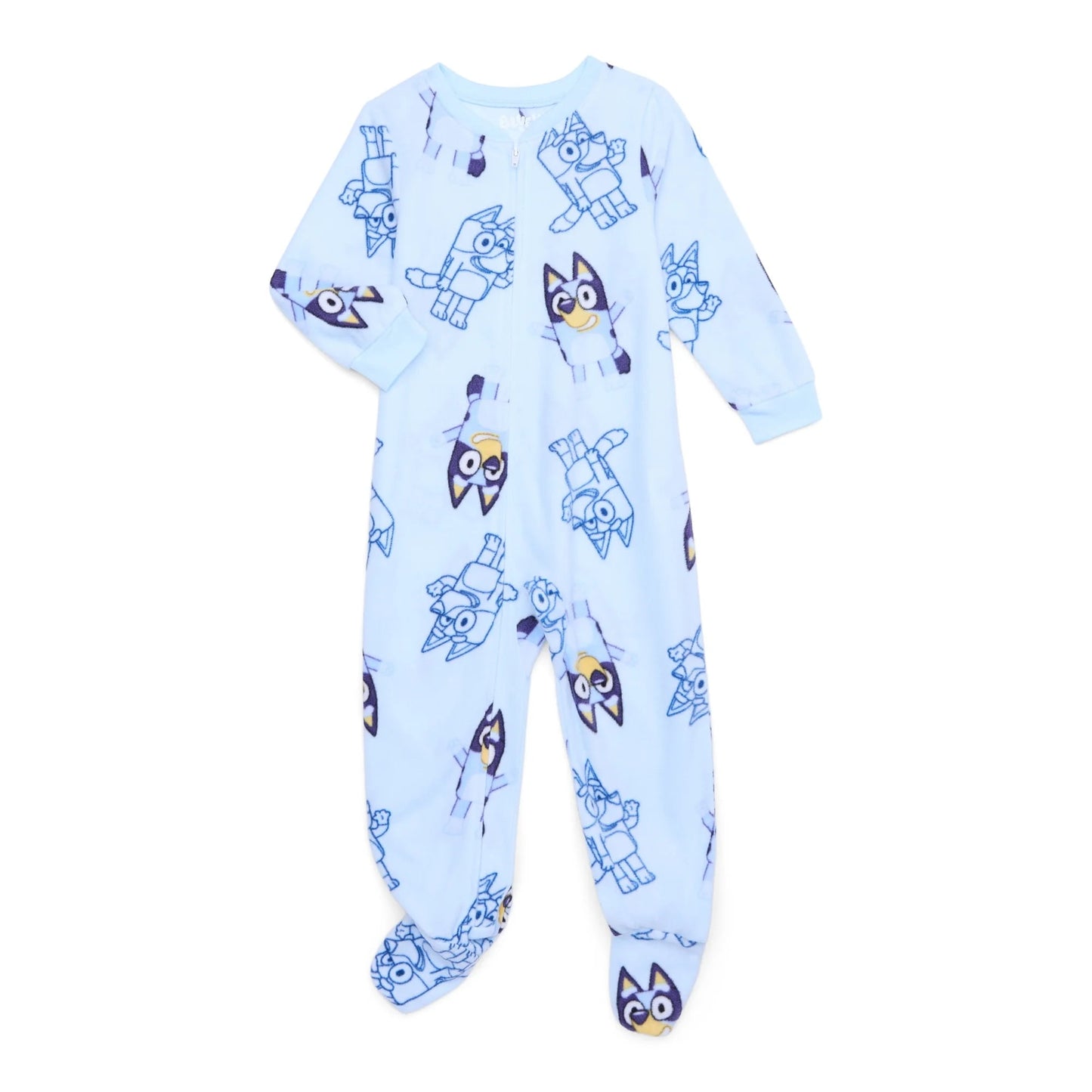Bluey Baby Boys and Toddler Boys Blanket Sleeper Pajamas, One-Piece, Size 4T