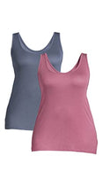 Load image into Gallery viewer, Terra &amp; Sky Women&#39;s Plus Size Layering Tank Top - 2-Pack New
