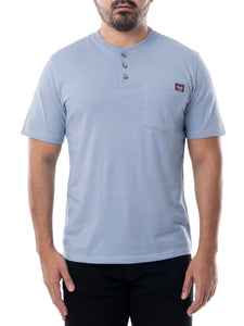Wrangler Workwear Men's Short Sleeve Pocket Henley T-Shirt, Sizes S-5XL