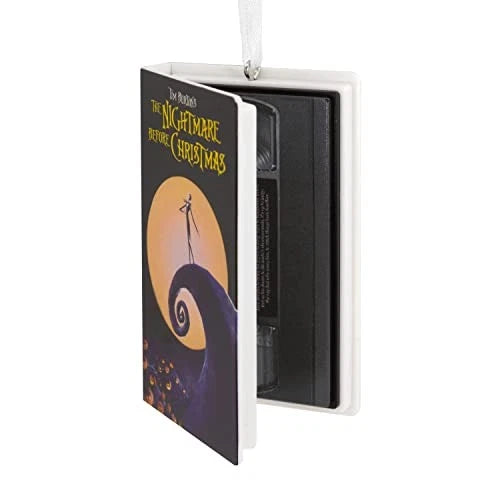 Hallmark Tim Burton's Nightmare Before Christmas Video Cassette Case Ornament - BNIB