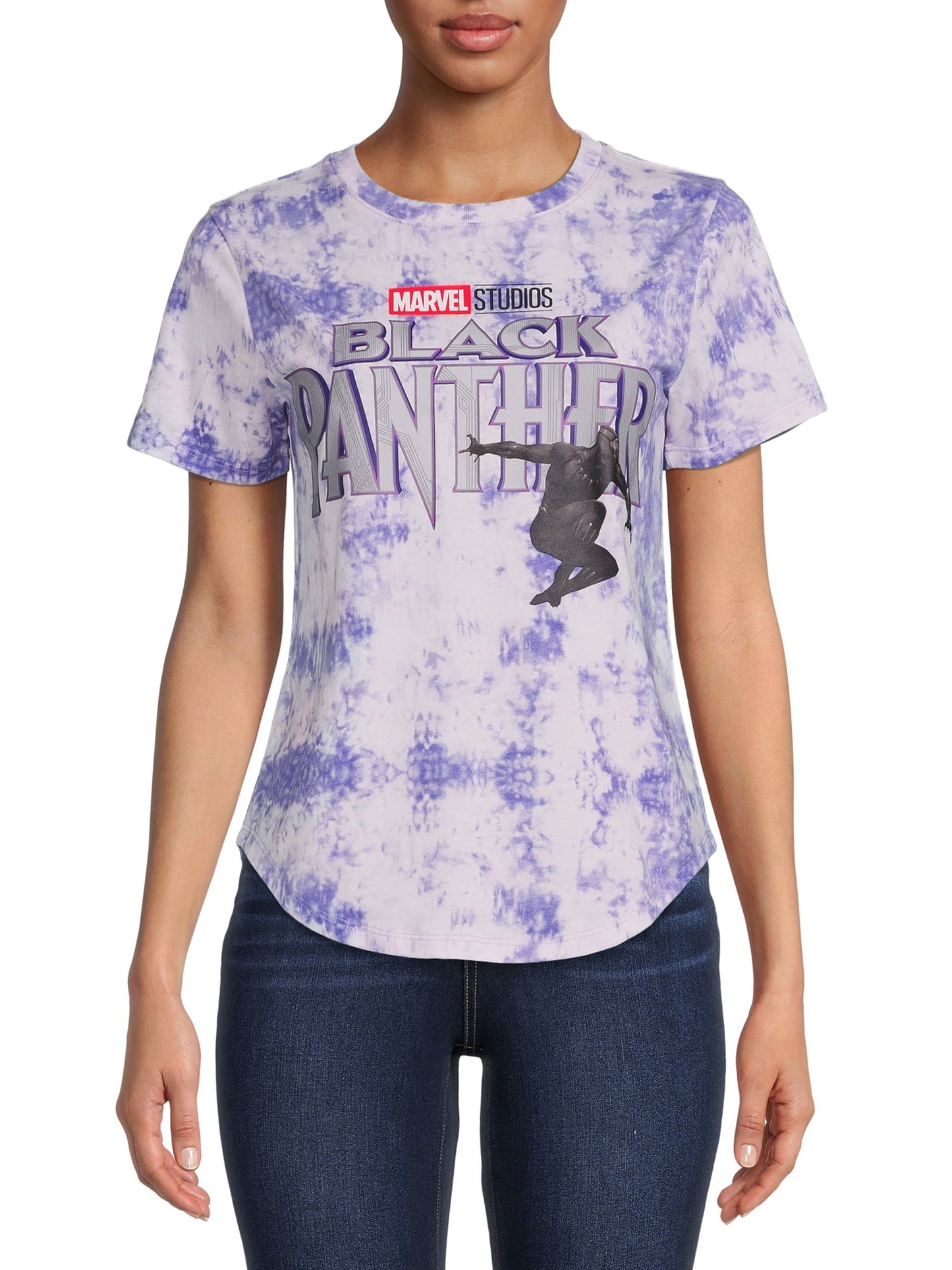 Black Panther Junior's Graphic Print T-Shirt - Small