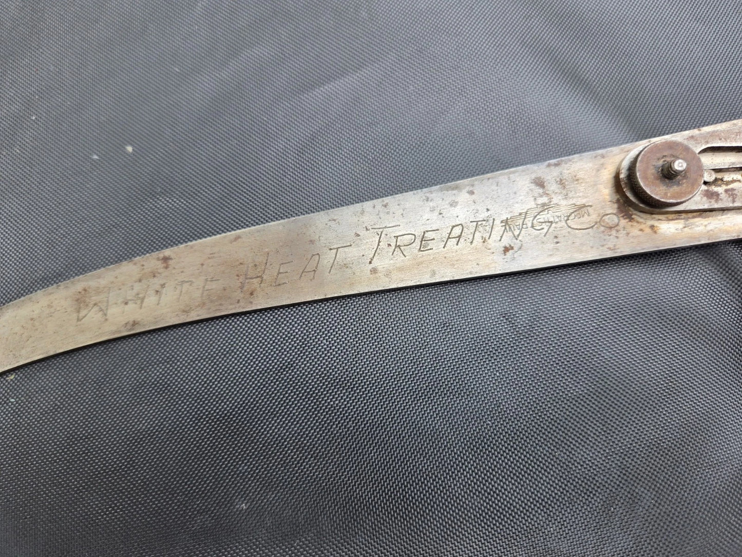 Vintage White Heat Treating Co. Outside Caliper - Mid-Century Industrial Tool