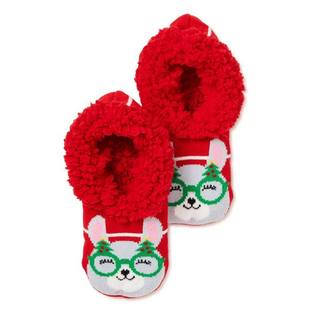 Fuzzy Babba Women's Slipper Socks, 1-Pack, One Size (llama Teddy)