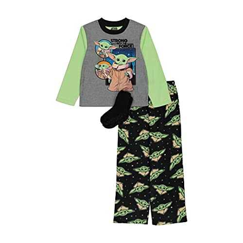 Boys Star Wars Yoda "Strong with the Force" 2pc Pajama Set + Socks, 4-12