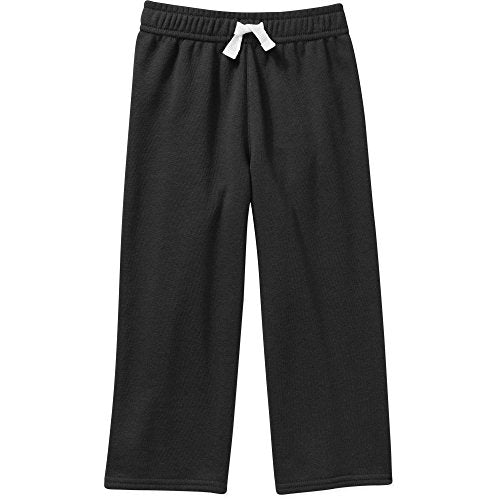 365 from Garanimals Boys' French Terry Sweatpants with pockets (4, black)