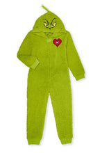Load image into Gallery viewer, Dr. Seuss The Grinch Matching Family Christmas Pajamas Grinch Union Suit
